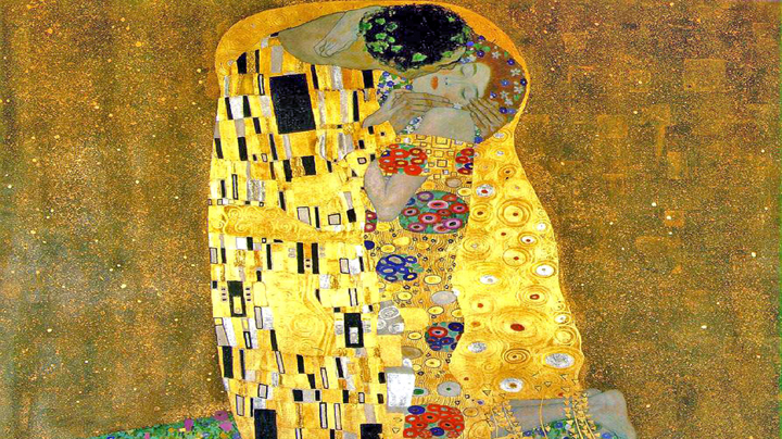 Bức tranh The Kiss của Gustav Klimt