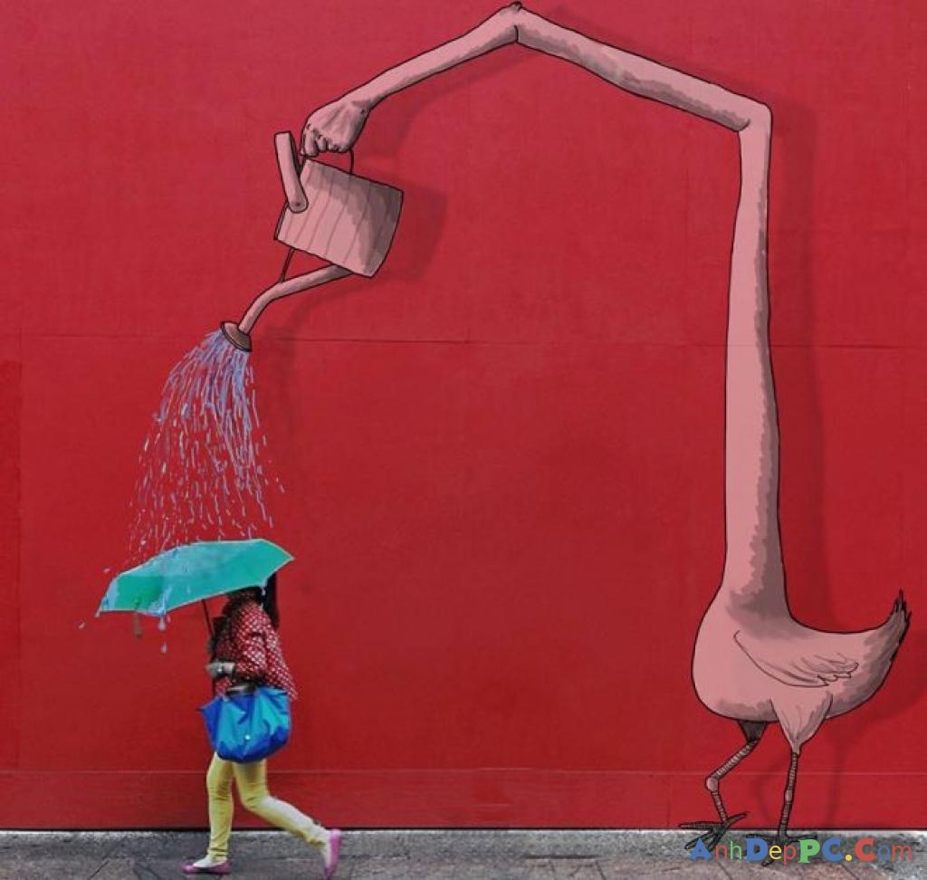 Nghệ thuật vẽ tranh 3D sống động về đường phố NewYork