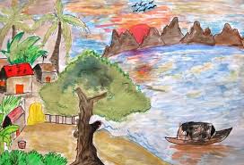 Vẽ tranh đề tài phong cảnh lớp 7 giúp học sinh phát triển tốt