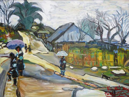 Nghệ thuật vẽ tranh sơn dầu ở Việt Nam