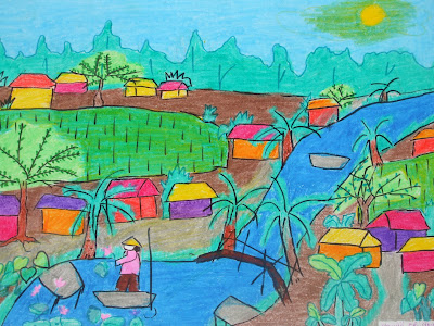 Bạn muốn khám phá tài năng vẽ tranh của học sinh lớp 7? Hãy xem những tác phẩm phong cảnh tuyệt đẹp mà các em đã vẽ. Chắc chắn bạn sẽ cảm nhận được sự ấn tượng và dễ thương của những hình vẽ này.