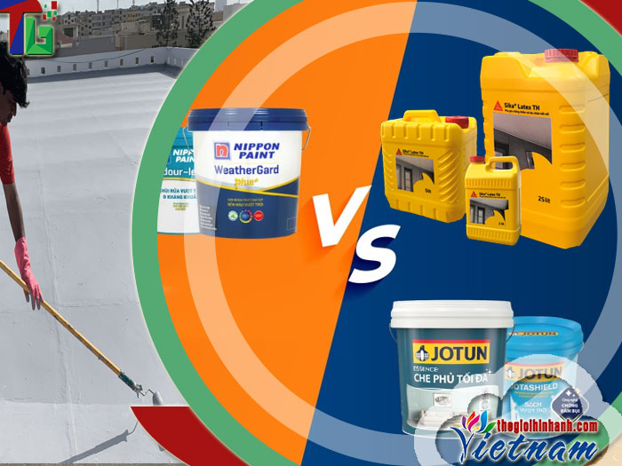 Sơn Sika chống thấm sân thượng tốt hơn Jotun, Nippon không?