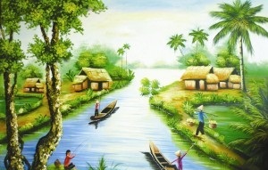 Nghệ thuật tranh phong cảnh đồng quê Việt Nam