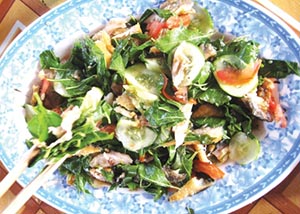 Gỏi sầu đâu khô cá lóc - hình ảnh
