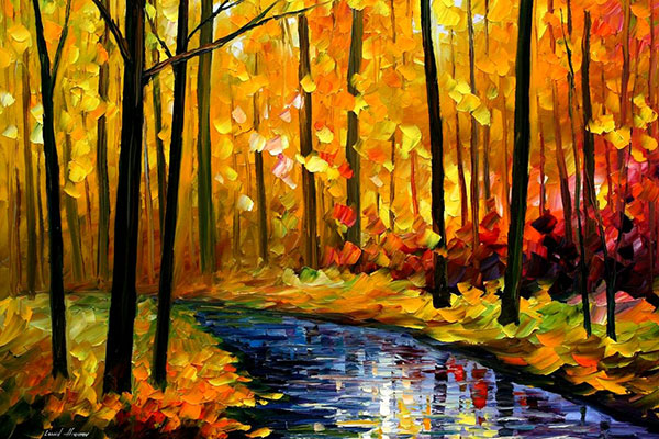 Những bức tranh sơn dầu mùa thu đẹp nhất