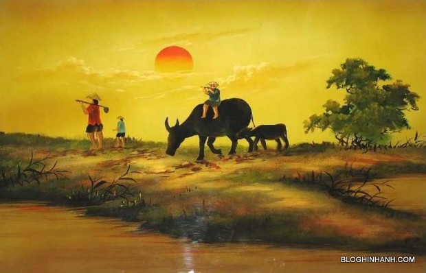 Những bức tranh vẽ về cảnh thiên nhiên gần gũi nhất - hình ảnh