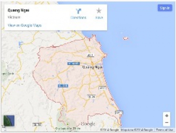 Bản đồ Quảng Ngãi online trực tuyến - hình ảnh