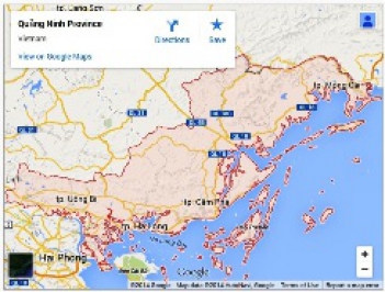 Bản đồ Quảng Ninh online trực tuyến - hình ảnh