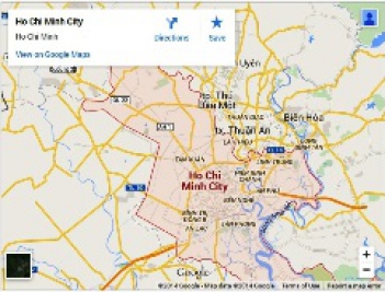 Bản đồ Thành phố Hồ Chí Minh online trực tuyến - hình ảnh