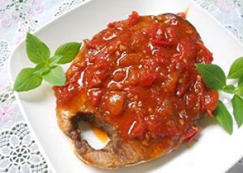 Cá ngừ sốt cà chua - hình ảnh