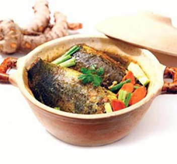 Cá rô kho nghệ - hình ảnh