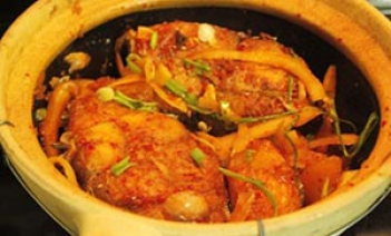 Cá lóc kho gừng - hình ảnh