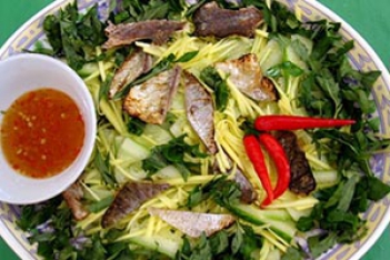 Cách làm gỏi khô cá lóc - hình ảnh