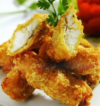 Cá diêu hồng chiên xù - hình ảnh