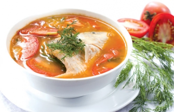 Cá diêu hồng nấu riêu - hình ảnh