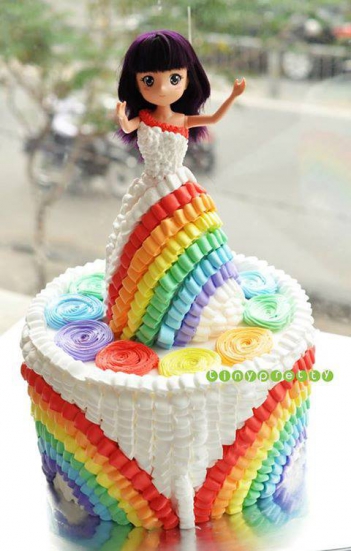 Những mẫu bánh kem dễ thương mừng sinh nhật bé - hình ảnh