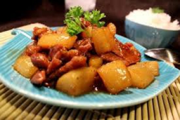 Thịt kho củ cải trắng ngon ngọt - hình ảnh