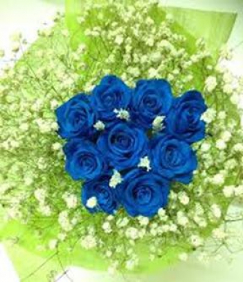Bó hoa hồng xanh đẹp nhất - hình ảnh