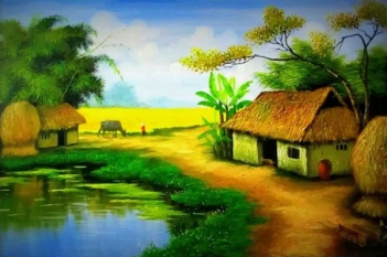 Bảng báo giá vẽ tranh tường cho phòng khách - hình ảnh
