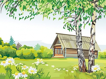 Cách vẽ tranh thiên nhiên chân chất vị đồng quê - hình ảnh