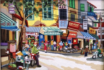 Đề tài vẽ tranh phong cảnh thành phố - hình ảnh