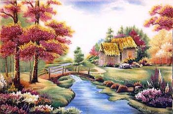 Đẹp mê mẩn với tranh phong cảnh nước Nga - hình ảnh