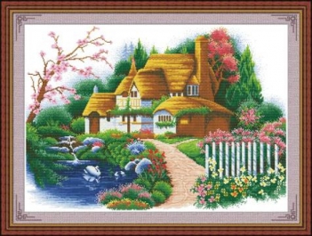 Phát “sốt” với trào lưu tranh thêu chữ thập - hình ảnh