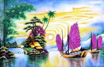 Cách treo tranh nghệ thuật phong thủy phù hợp - hình ảnh