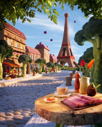 Đặc điểm của các loại tranh phong cảnh Paris - hình ảnh