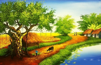 Giá trị của tranh sơn dầu phong cảnh đẹp - hình ảnh