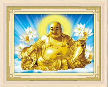Những điều cần biết khi treo tranh thêu chữ thập Phật - hình ảnh