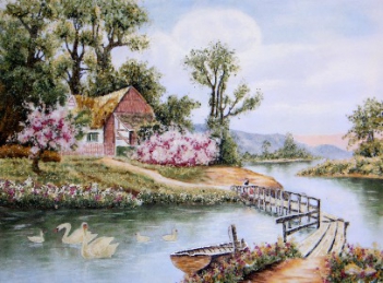 Những đề tài vẽ tranh thiên nhiên đẹp - hình ảnh