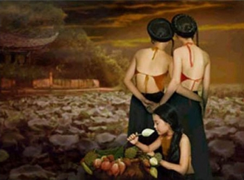 Sự thể hiện tranh sơn dầu thiếu nữ qua từng giai đoạn - hình ảnh