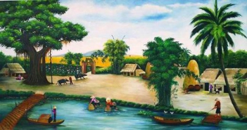 Ý nghĩa của việc vẽ tranh đề tài quê hương - hình ảnh