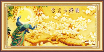 Tìm hiểu chung về tranh thêu chữ thập 3D - hình ảnh