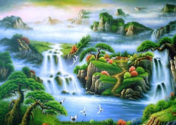 Những điều cần lưu ý khi treo tranh phong cảnh phong thủy - hình ảnh