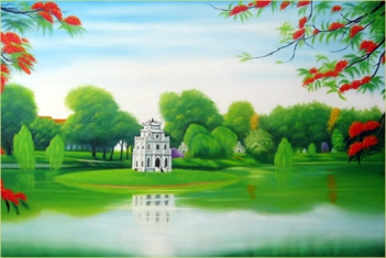 Những lưu ý để vẽ tranh nghệ thuật phong cảnh đẹp - hình ảnh