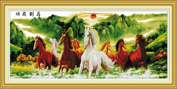 Vì sao không có tranh thêu chữ thập 7 con ngựa? - hình ảnh