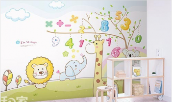 Những hình mẫu vẽ tranh tường phòng bé dễ thương - hình ảnh