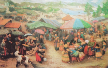 Tại sao có tranh in giả sơn dầu? - hình ảnh
