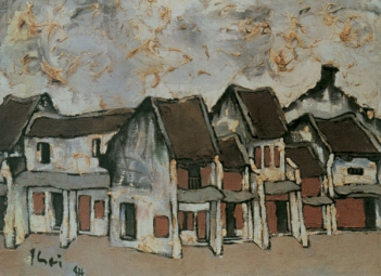 Tìm về dòng tranh sơn dầu của Bùi Xuân Phái - hình ảnh