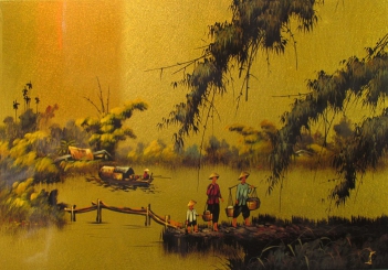 Tranh sơn mài mỹ nghệ có đặc điểm nào nổi bật? - hình ảnh