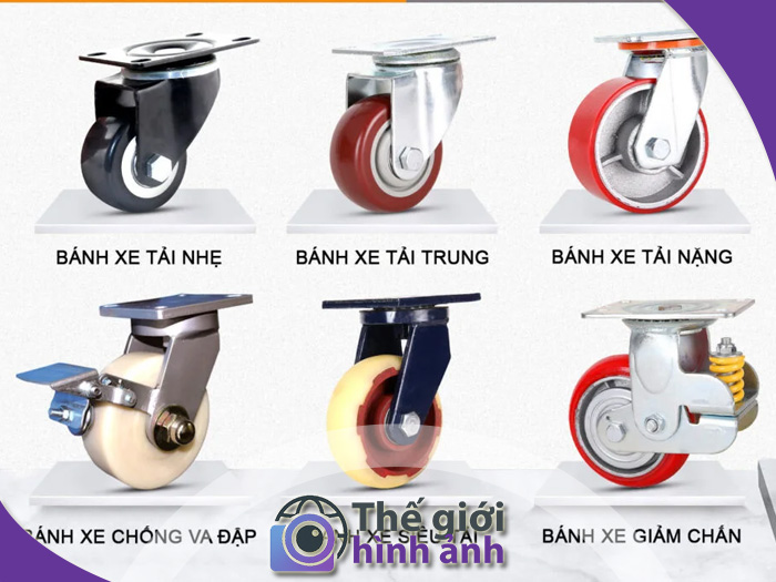 các loại bánh xe đẩy hàng